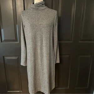 J. Crew Cozy Warm Soft Turtleneck Sweater Dress Sz M(b5